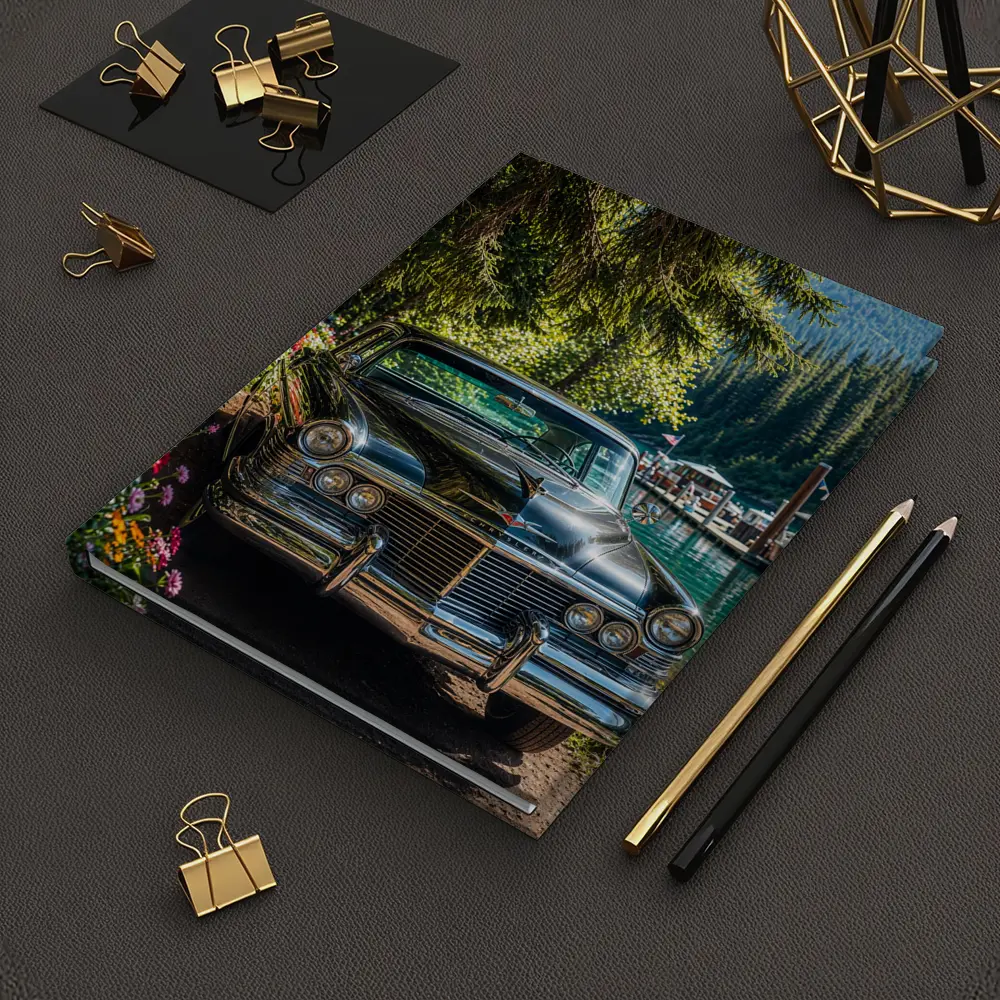 Chrysler Classic Car by Mountain Lake – Notebooks