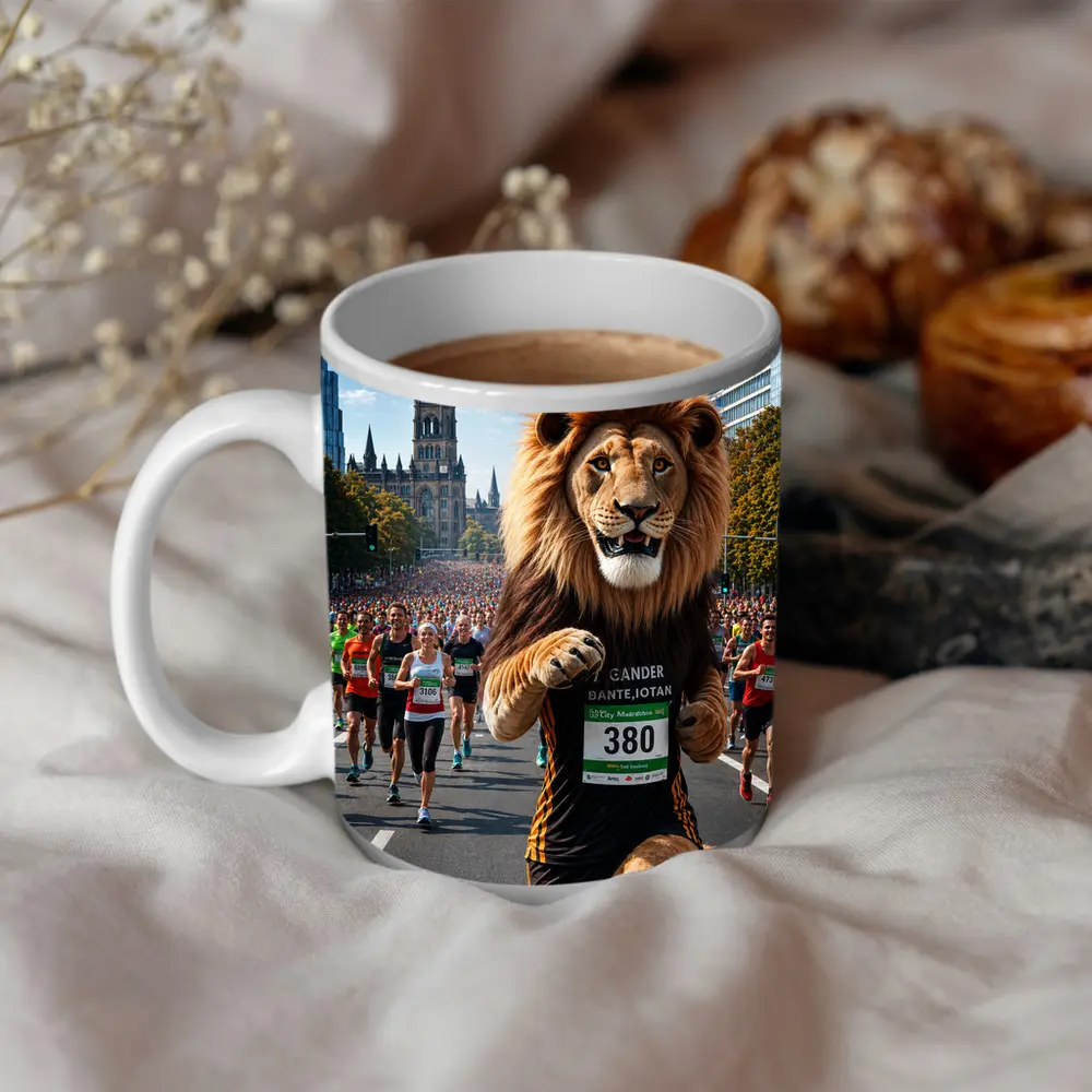 Lion Running City Marathon Street Race – Mugs