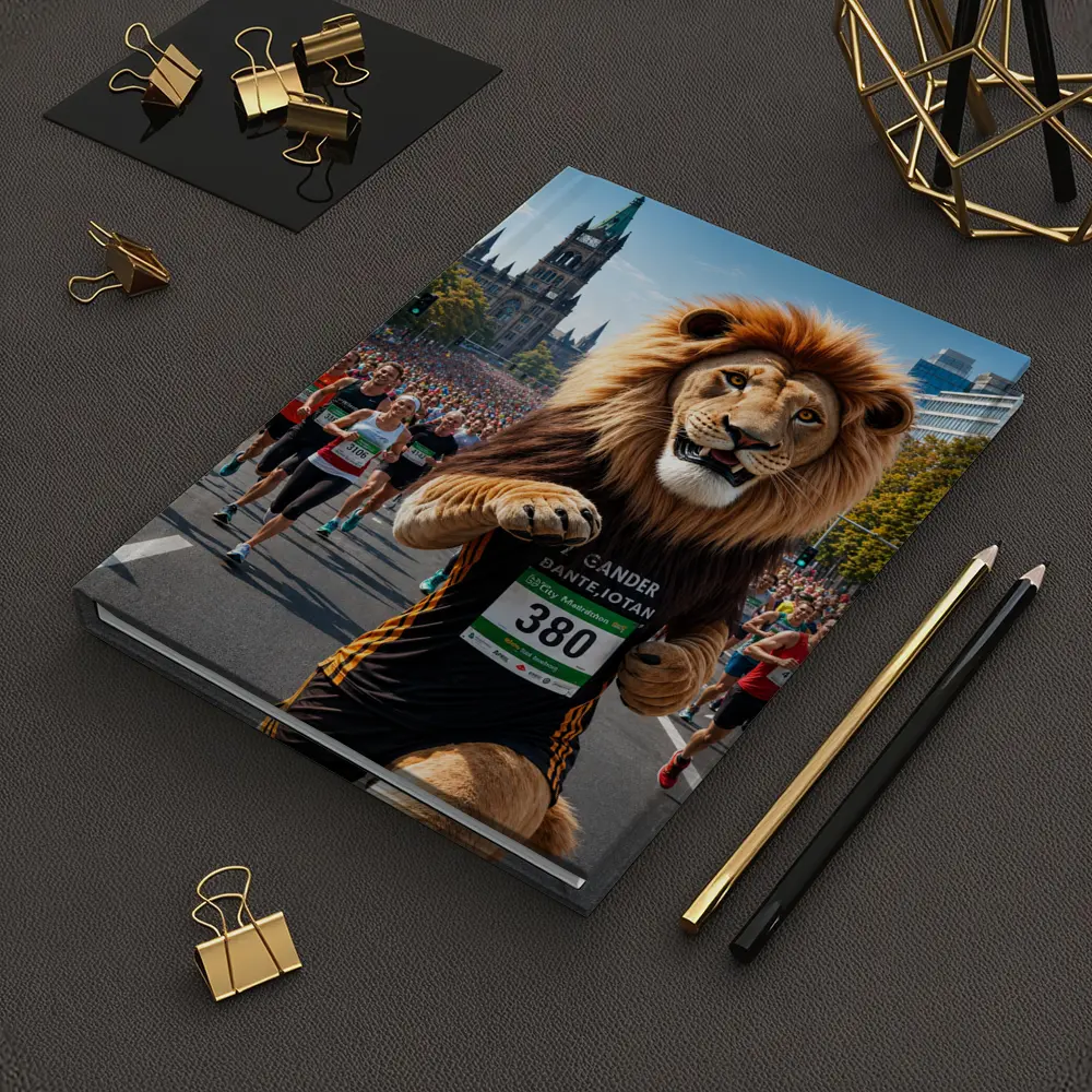 Lion Running City Marathon Street Race – Notebooks