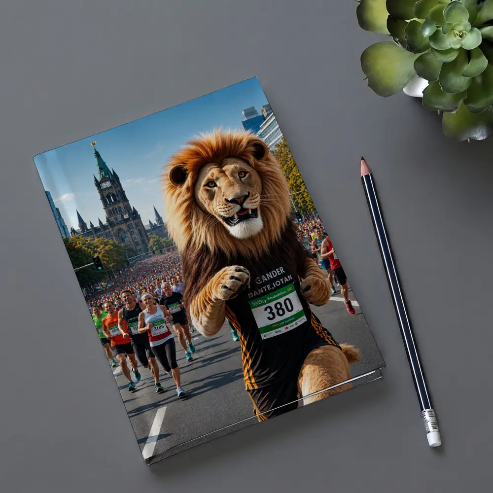 Lion Running City Marathon Street Race – Notebooks