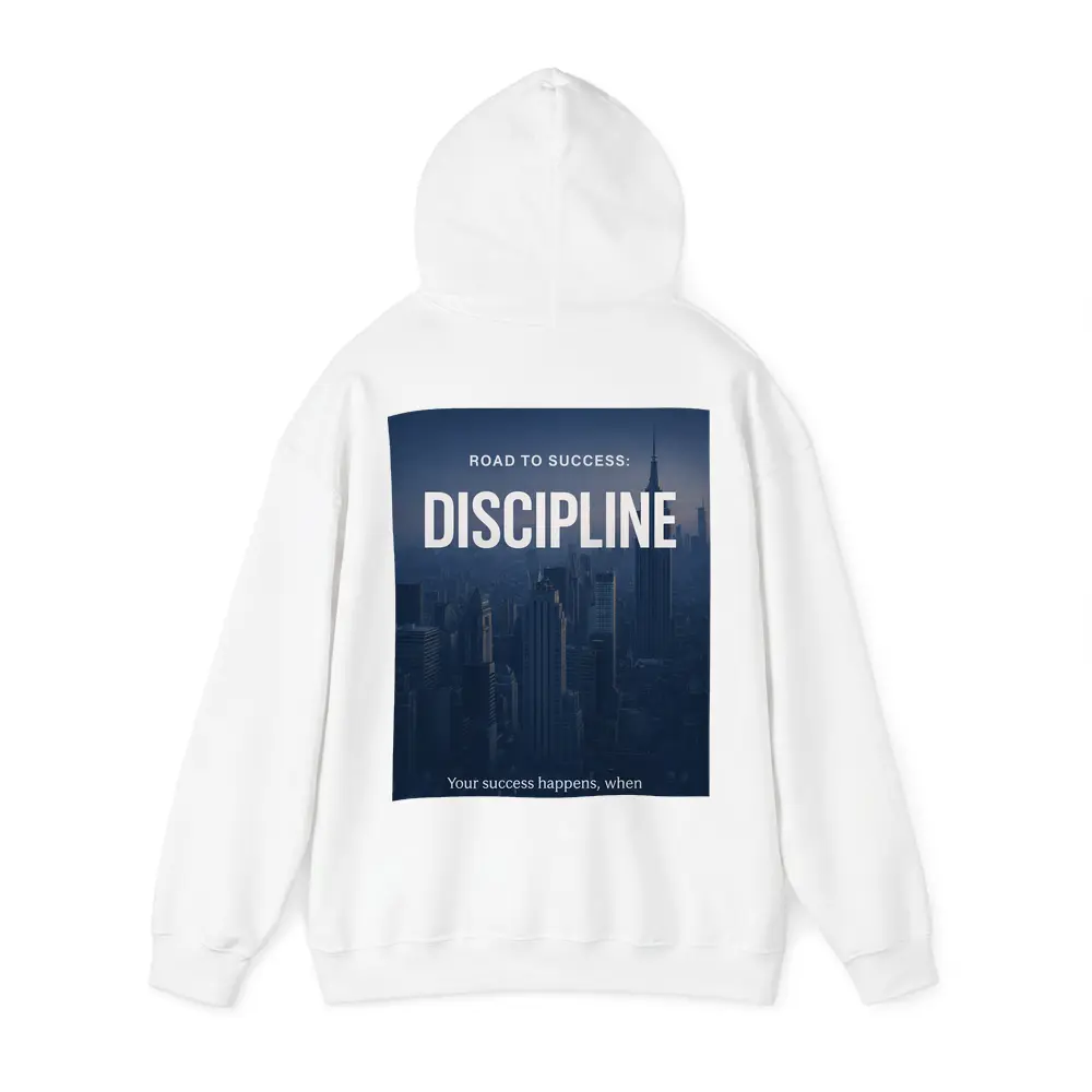 Discipline Road To Success City Skyline – Hoodies