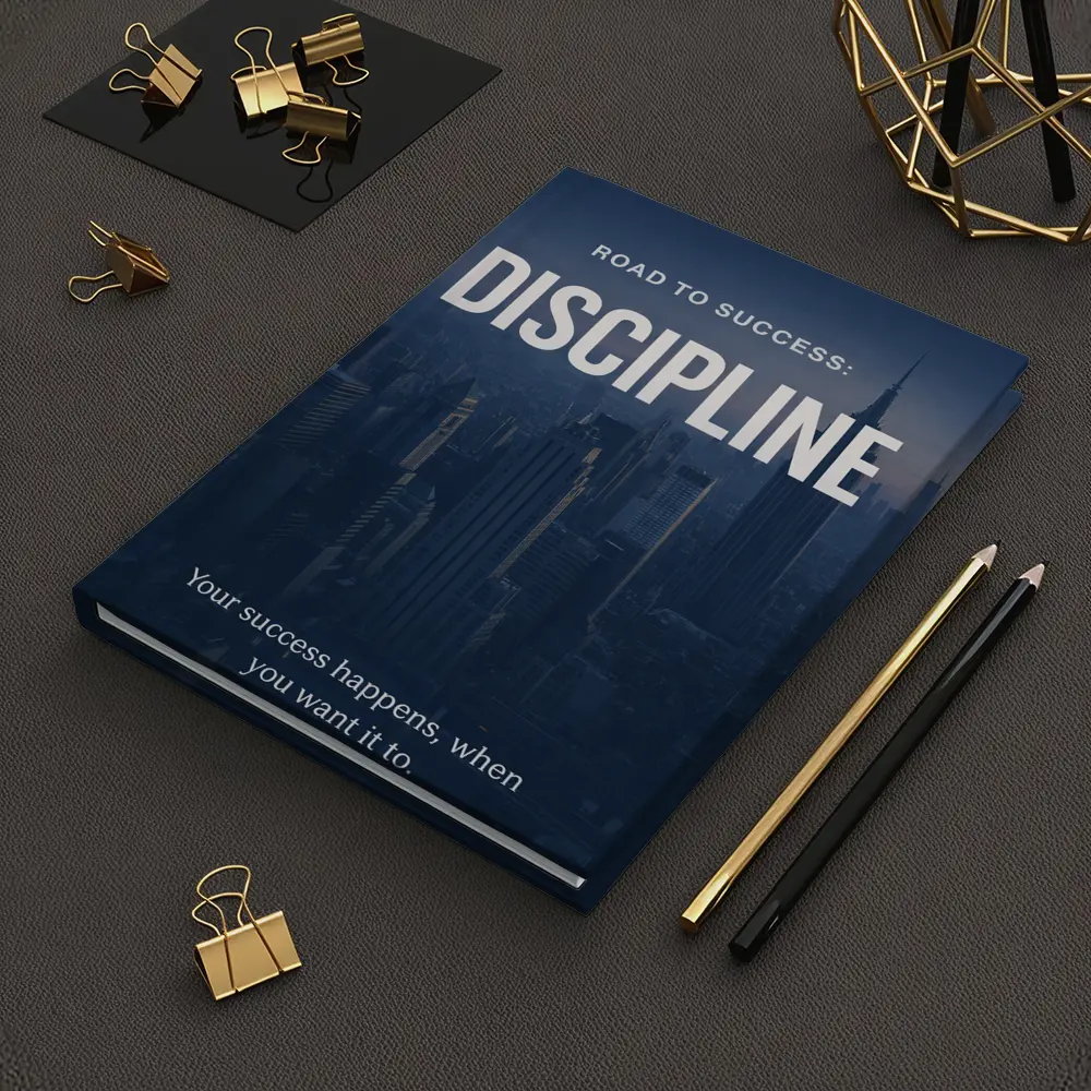 Discipline Road To Success City Skyline – Notebooks