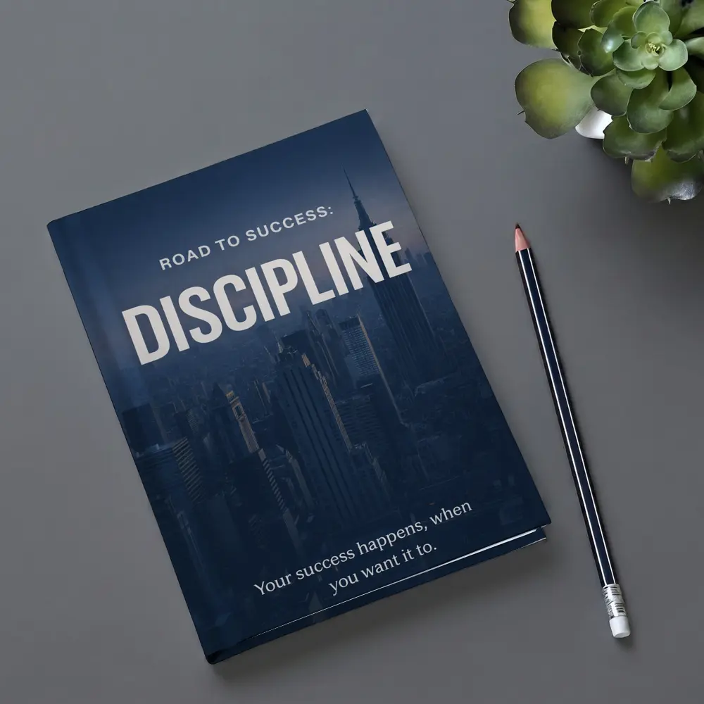 Discipline Road To Success City Skyline – Notebooks