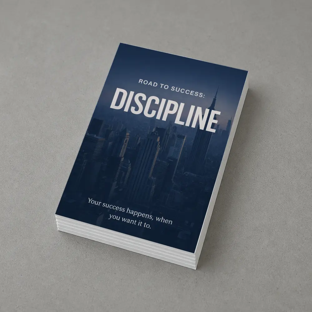 Discipline Road To Success City Skyline – Postcards