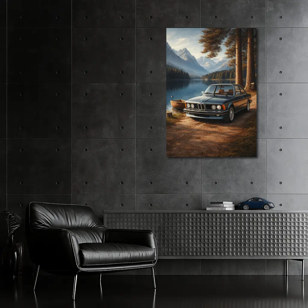 BMW 3 Series Classic Coupe by Mountain Lake – Wall Art