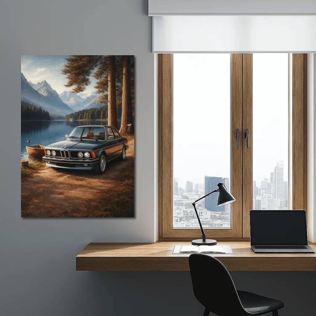 BMW 3 Series Classic Coupe by Mountain Lake – Wall Art