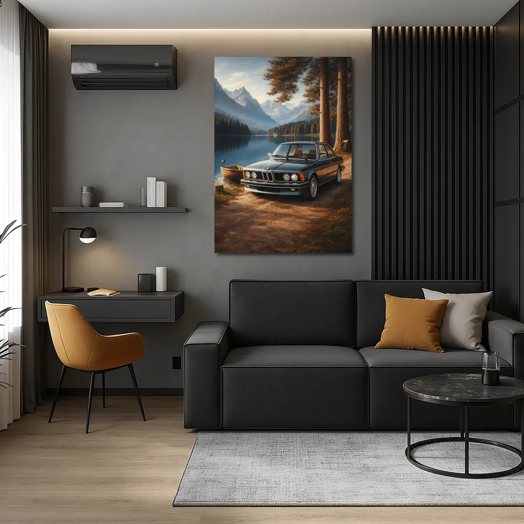BMW 3 Series Classic Coupe by Mountain Lake – Wall Art