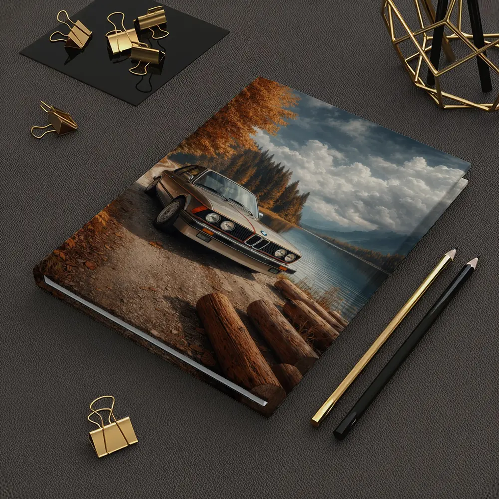 BMW E21 3 Series Autumn Lake Road – Notebooks