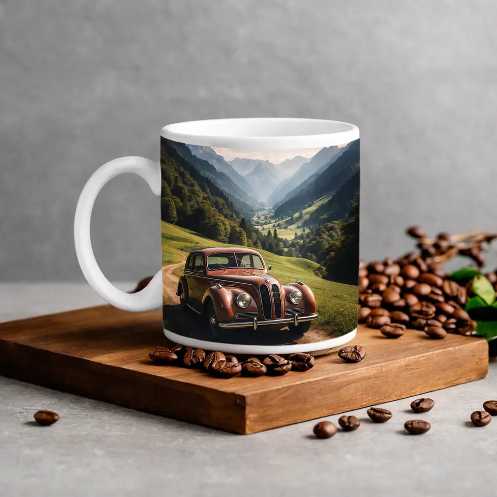 Classic BMW Vintage Car Alpine Valley – Mugs