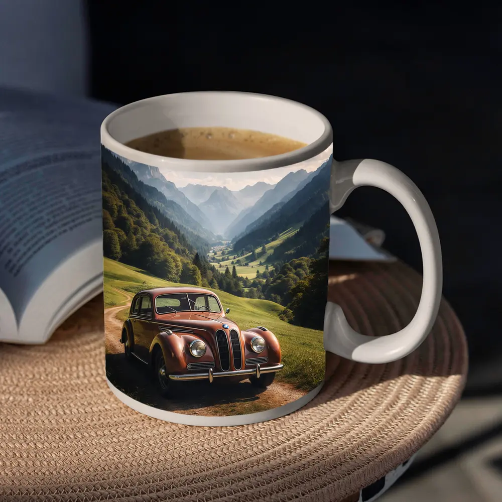 Classic BMW Vintage Car Alpine Valley – Mugs