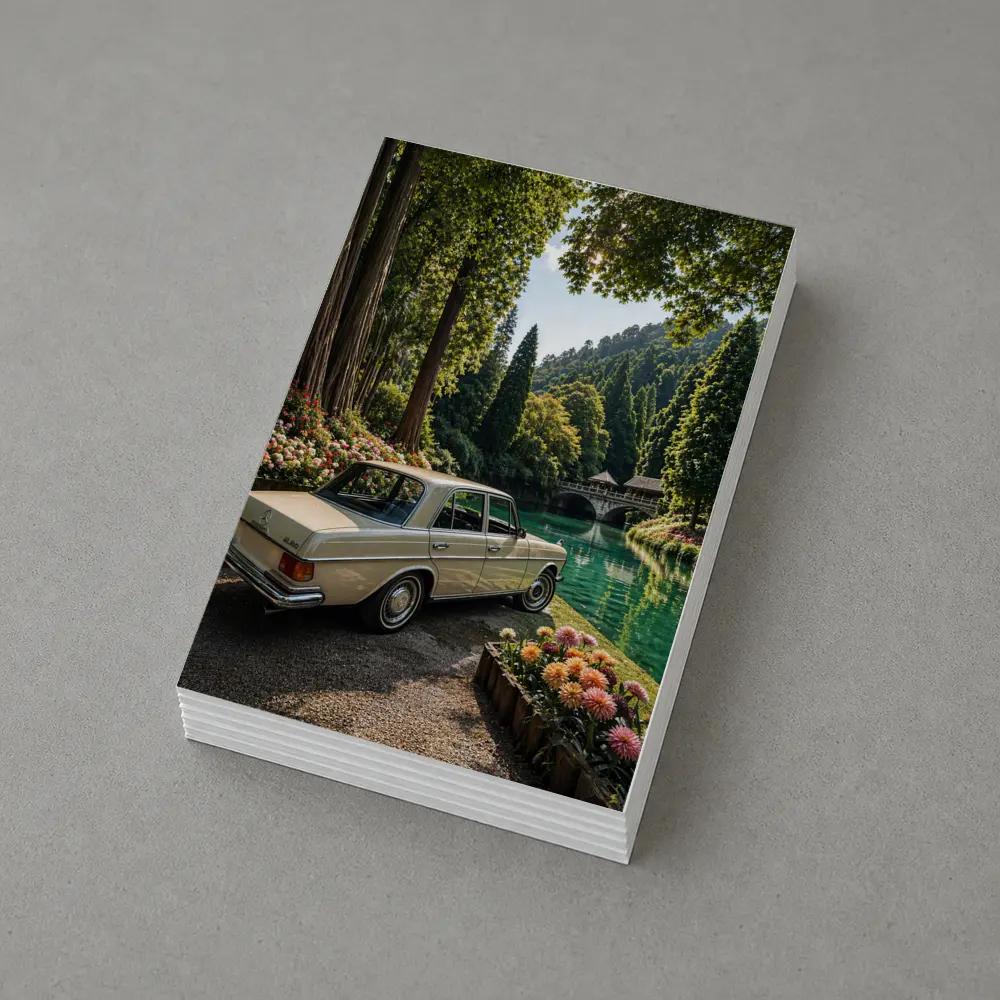 Classic Mercedes Benz Sedan by Forest River – Postcards