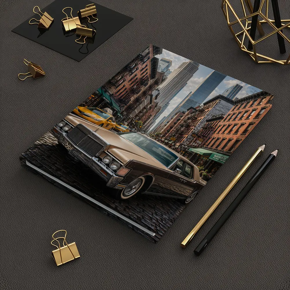 Classic Lincoln Continental New York City Street – Notebooks