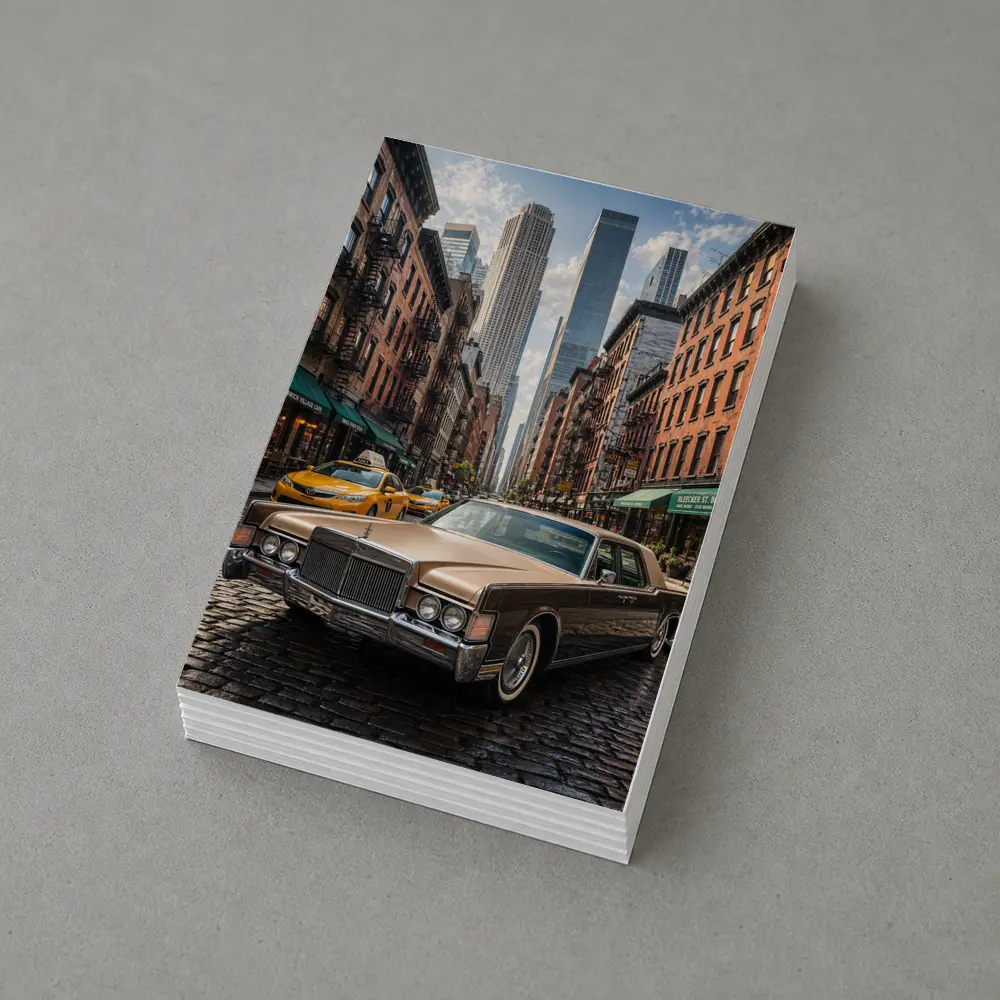 Classic Lincoln Continental New York City Street – Postcards