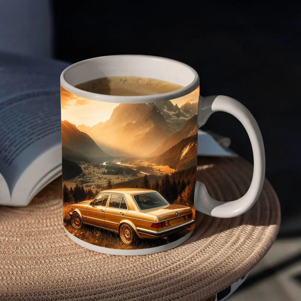 Mercedes Classic Sedan Golden Mountain Valley – Mugs
