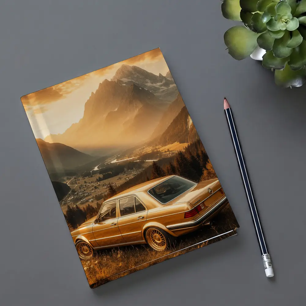 Mercedes Classic Sedan Golden Mountain Valley – Notebooks