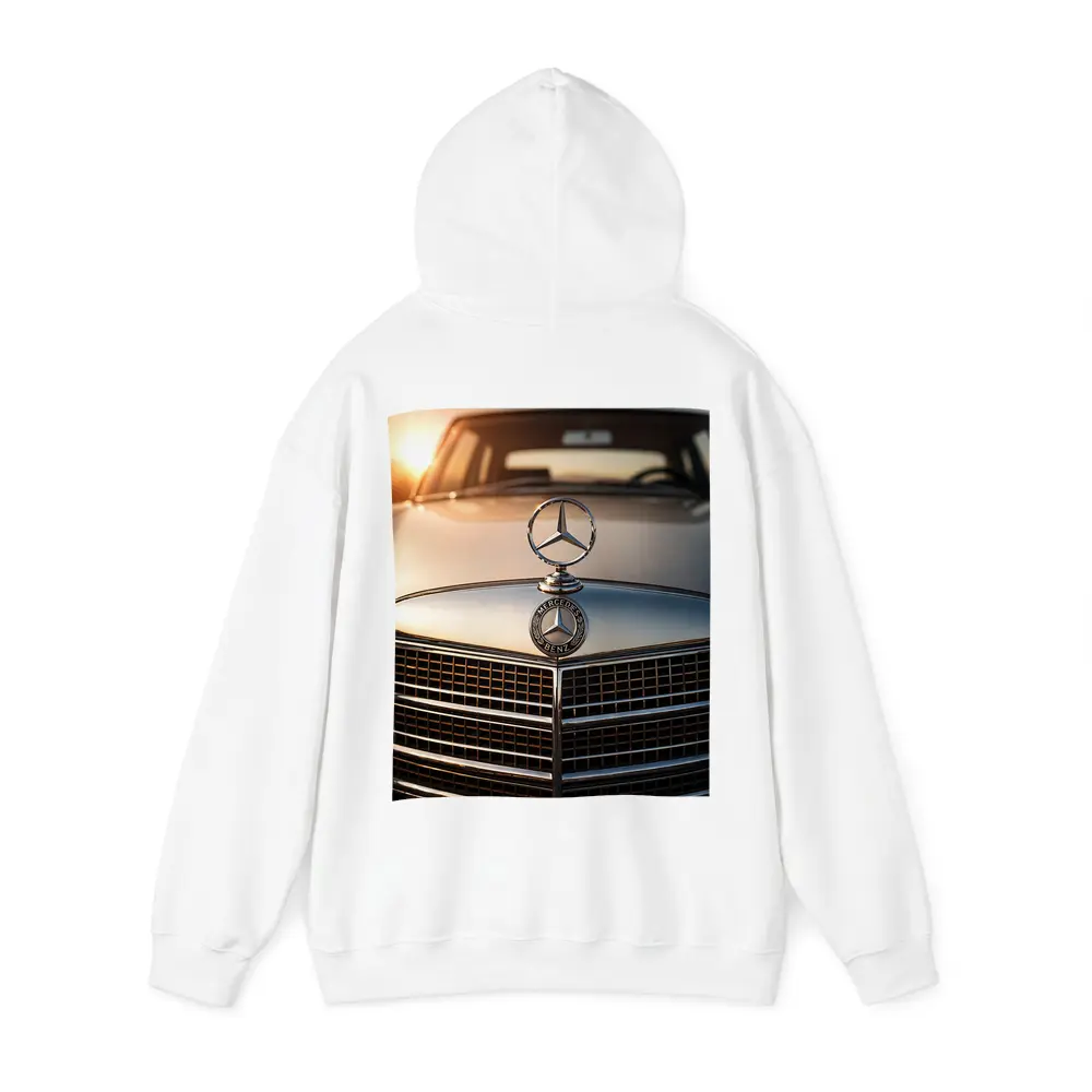 Mercedes Benz Classic Hood Star Sunset – Hoodies