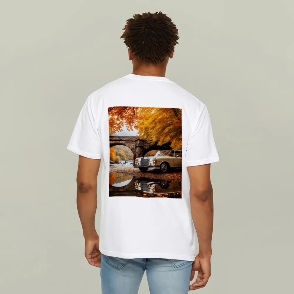 Classic Mercedes Benz S Class Autumn Bridge – T-Shirts