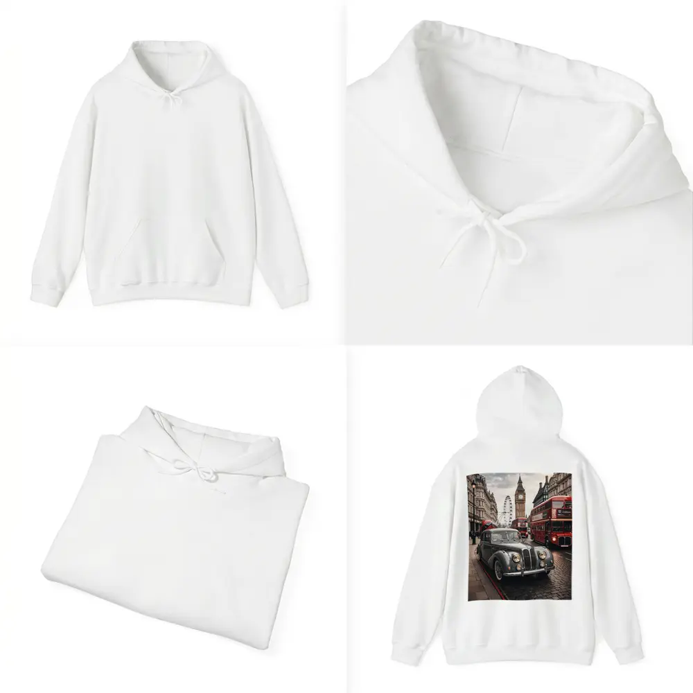 Classic Vintage BMW London Big Ben Street – Hoodies