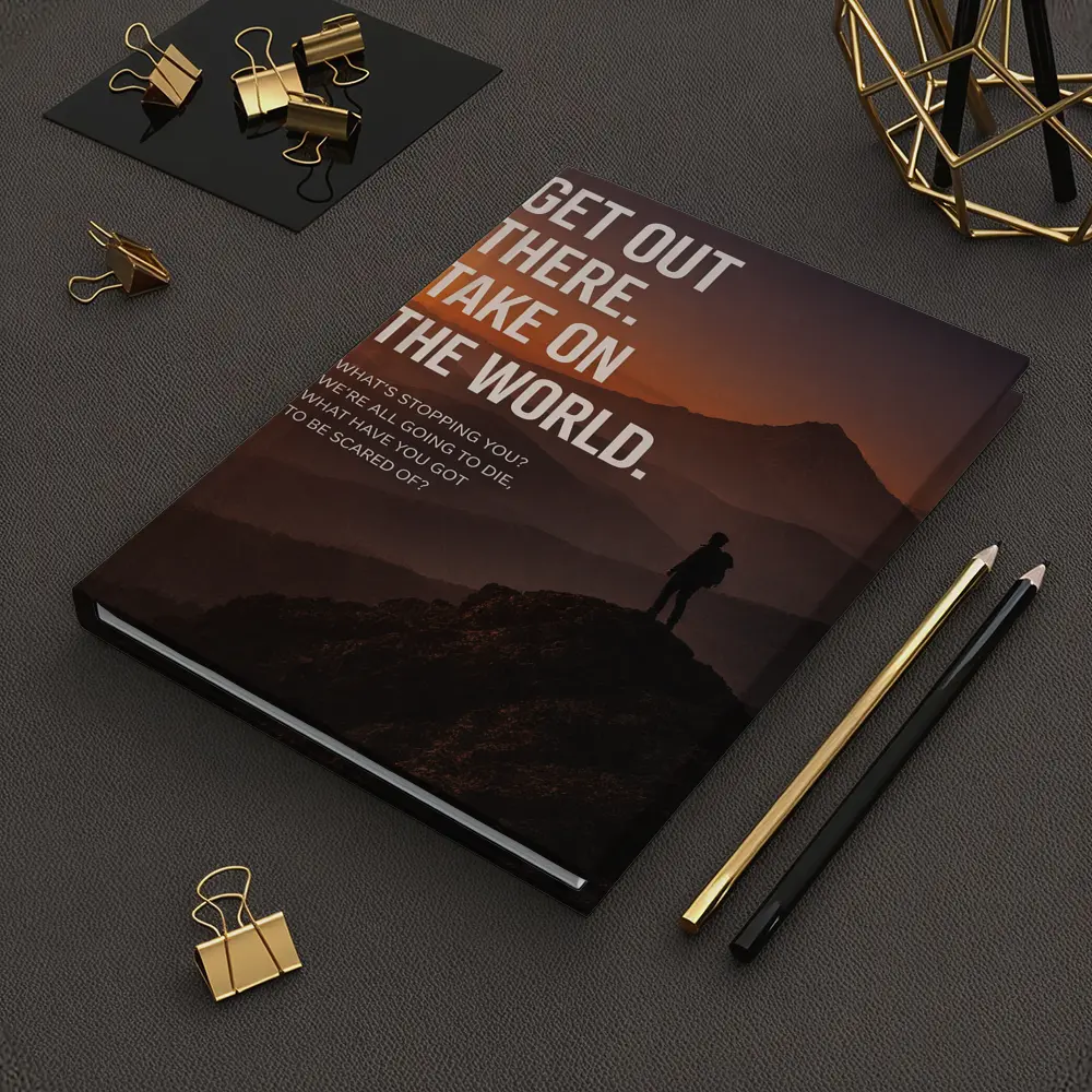 Mindset Get Out There Take On World – Notebooks