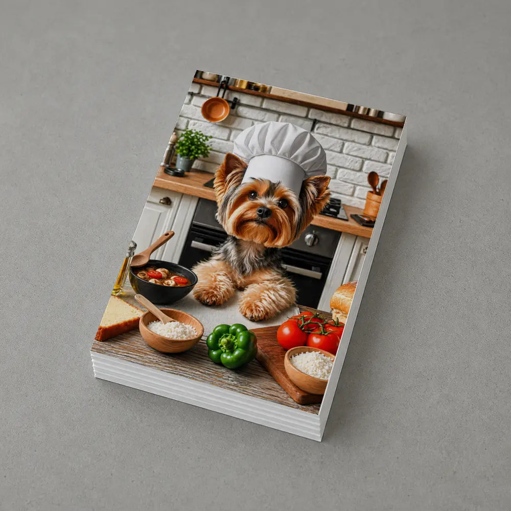 Yorkshire Terrier Chef Hat Kitchen Cooking – Postcards