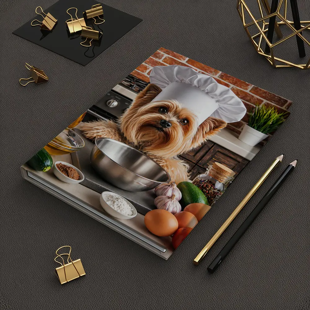 Yorkshire Terrier Chef Hat Kitchen Cooking – Notebooks