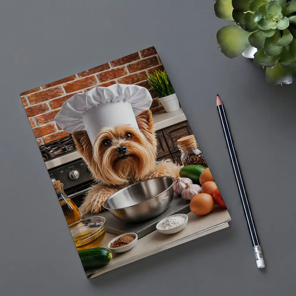 Yorkshire Terrier Chef Hat Kitchen Cooking – Notebooks