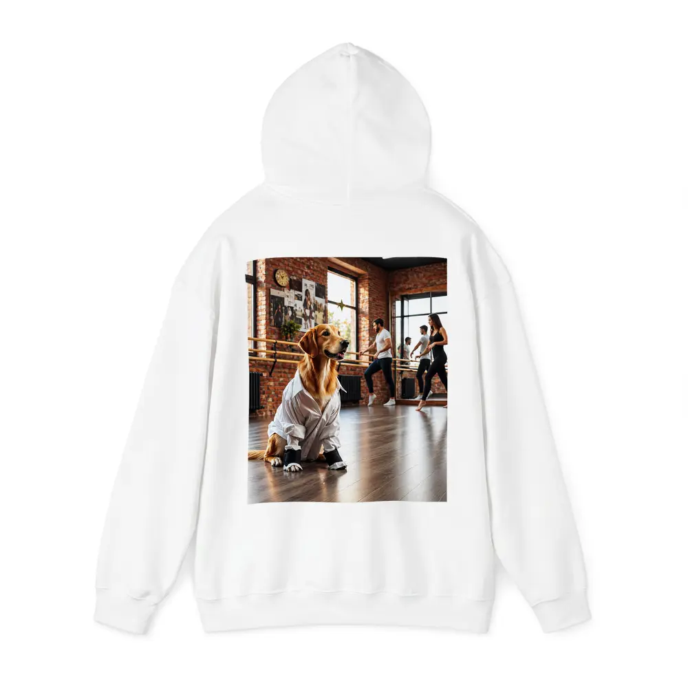 Golden Retriever Dog in Dance Studio – Hoodies