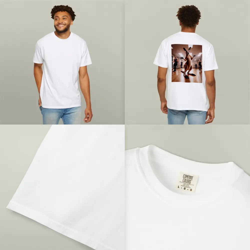 Kangaroo Dancing With People In Studio – T-Shirts