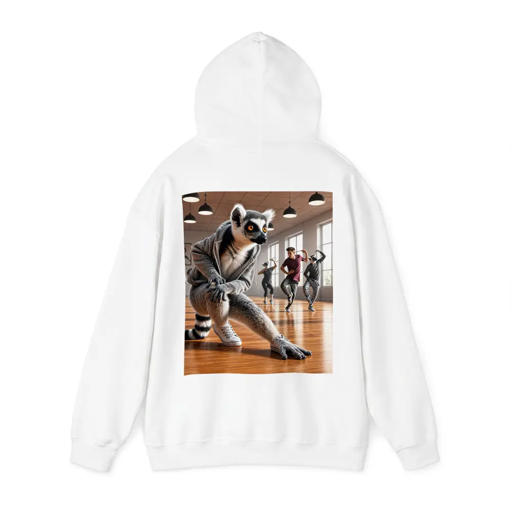 Ring Tailed Lemur Dancing in Dance Studio – Hoodies