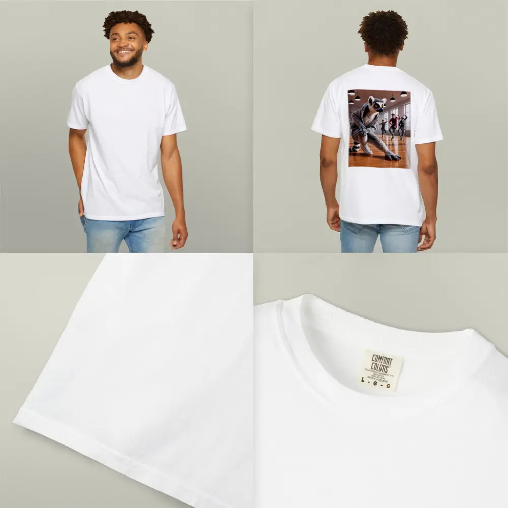 Ring Tailed Lemur Dancing in Dance Studio – T-Shirts