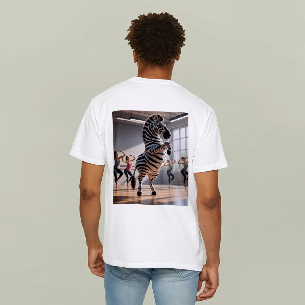 Zebra Dancing With Women In Studio – T-Shirts