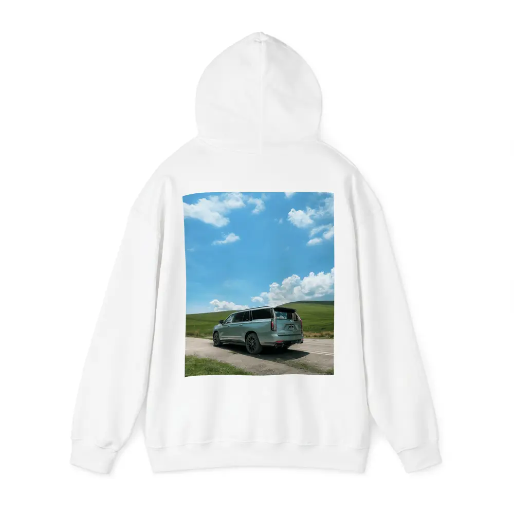 Cadillac Escalade Sport Green Rolling Country Road – Hoodies