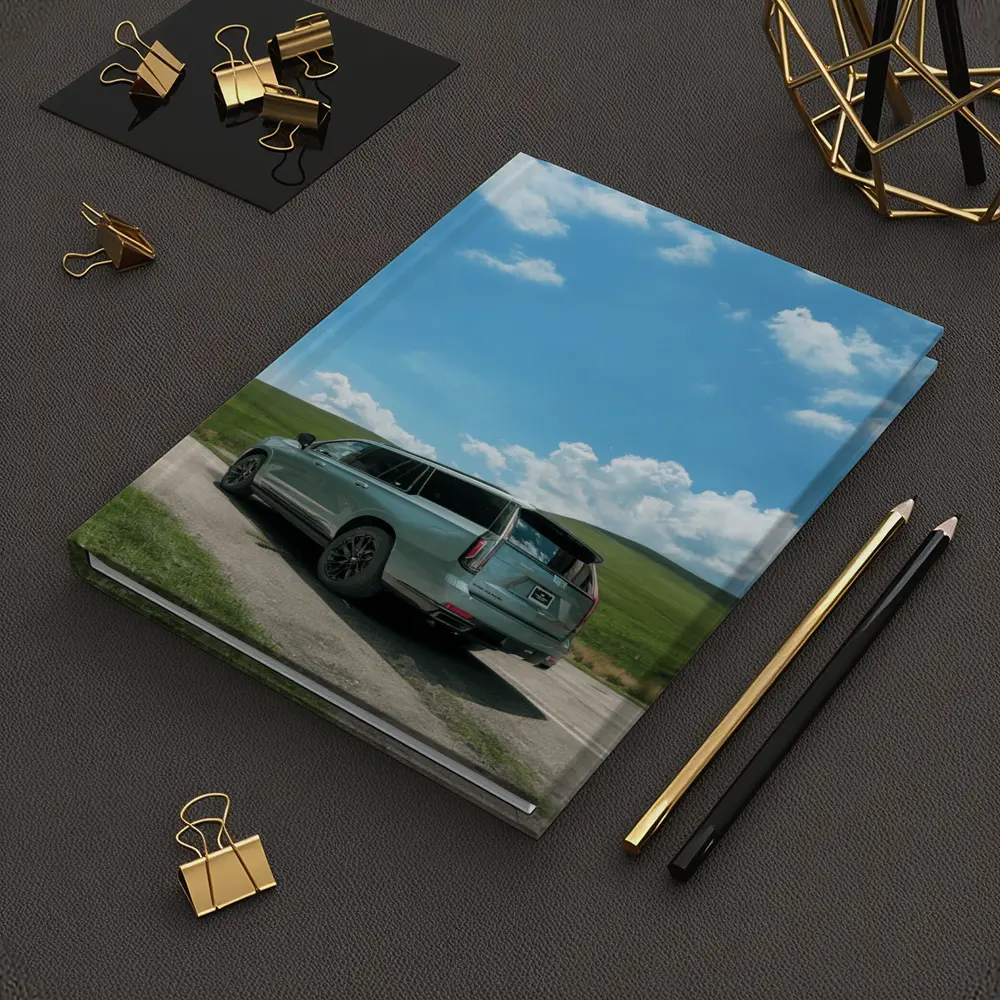 Cadillac Escalade Sport Green Rolling Country Road – Notebooks