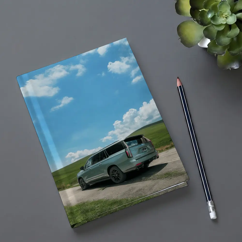 Cadillac Escalade Sport Green Rolling Country Road – Notebooks