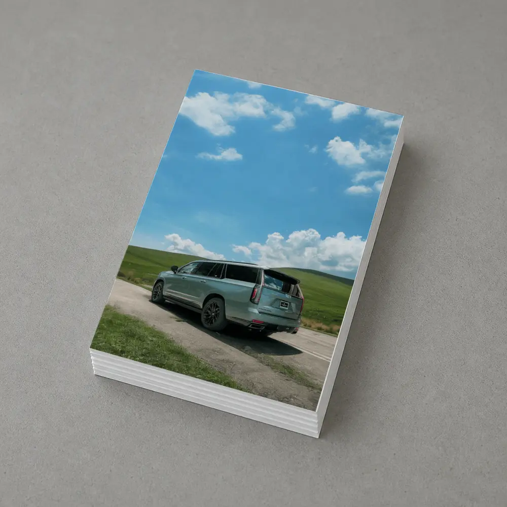 Cadillac Escalade Sport Green Rolling Country Road – Postcards