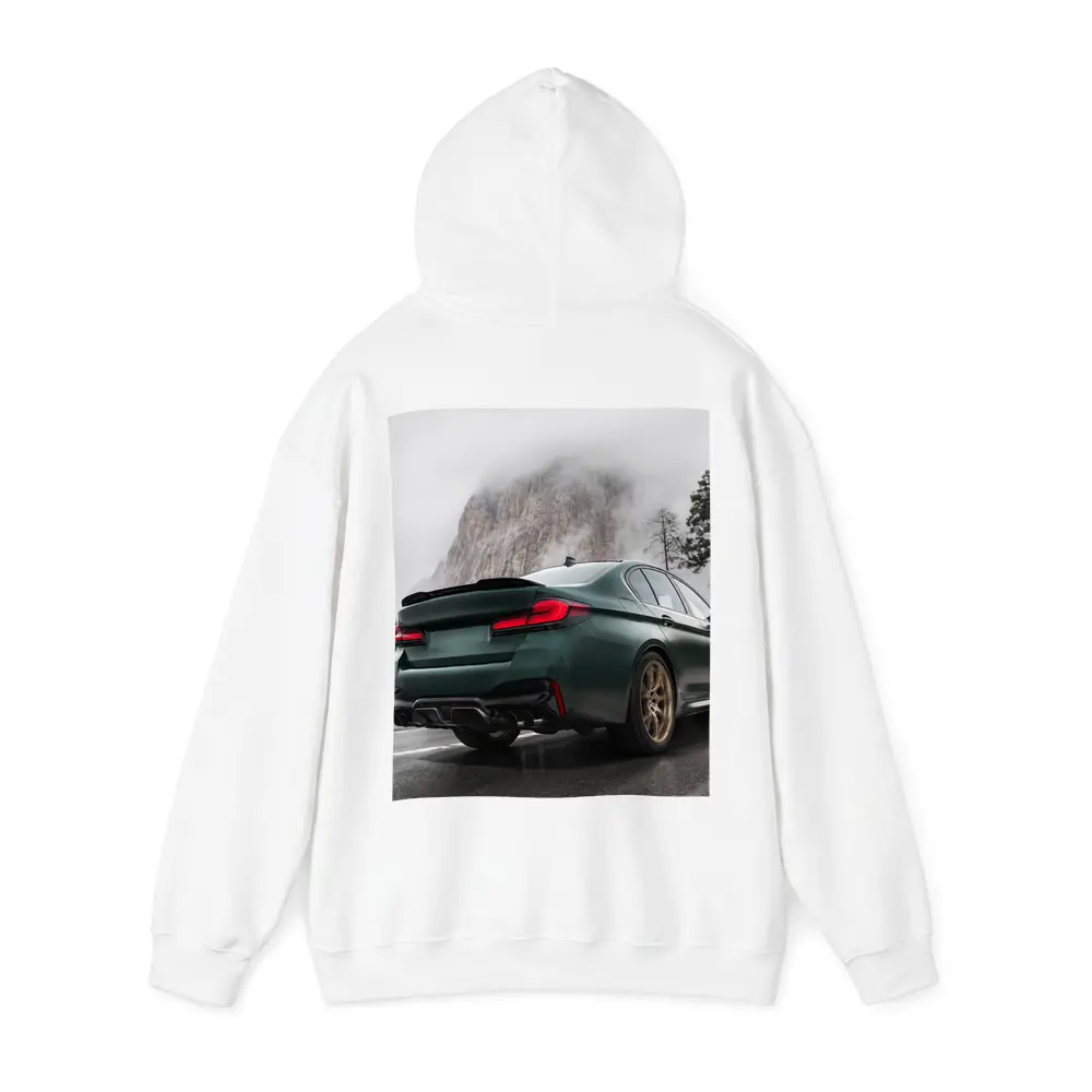 BMW M5 CS Dark Green Misty Mountain Road – Hoodies