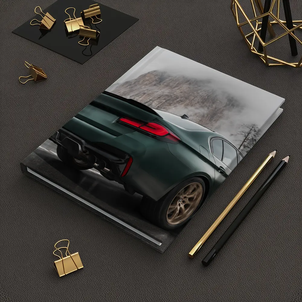 BMW M5 CS Dark Green Misty Mountain Road – Notebooks