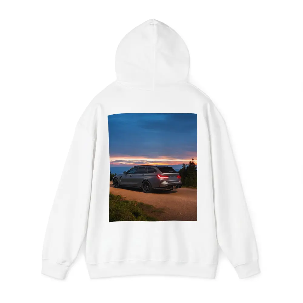 BMW M3 Touring Wagon Sunset Mountain Road – Hoodies