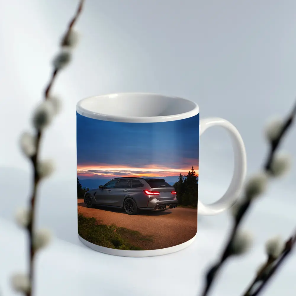 BMW M3 Touring Wagon Sunset Mountain Road – Mugs