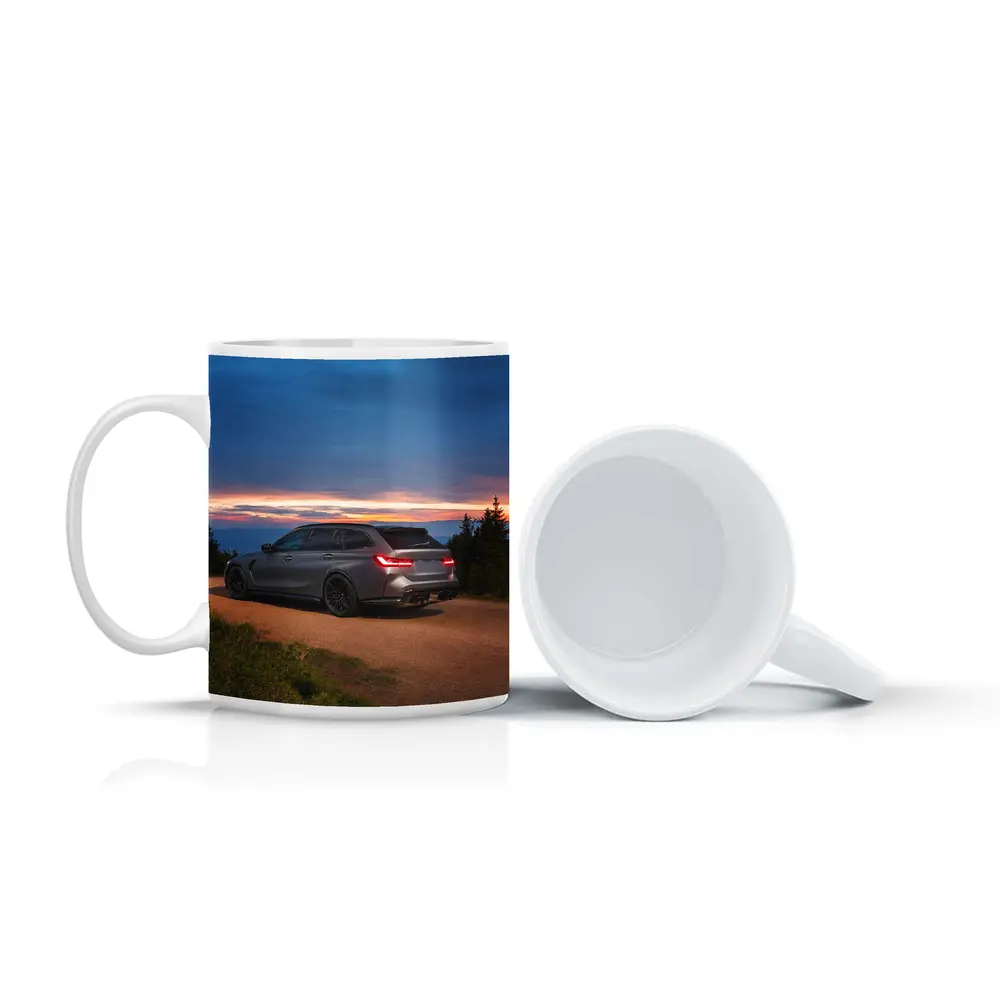 BMW M3 Touring Wagon Sunset Mountain Road – Mugs