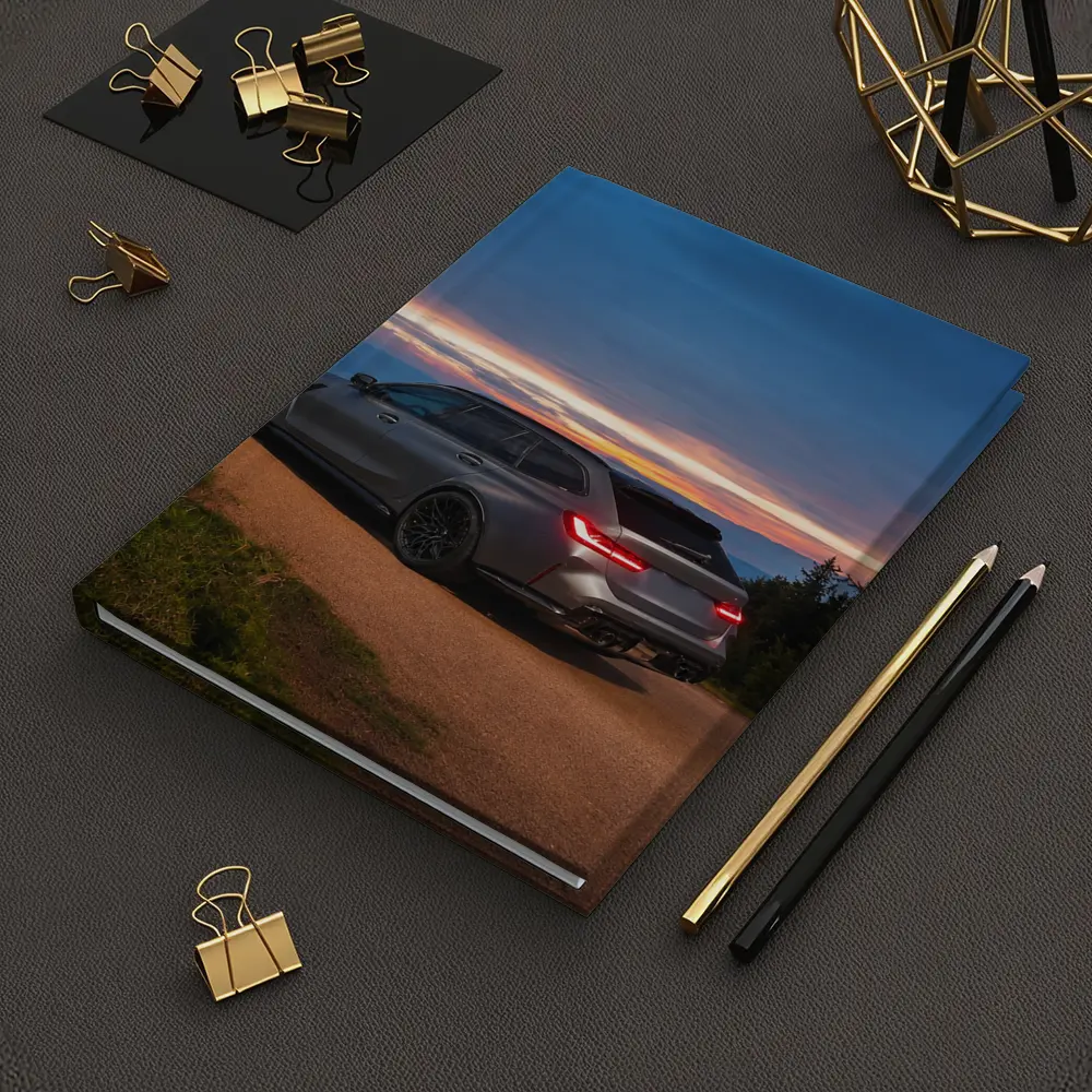 BMW M3 Touring Wagon Sunset Mountain Road – Notebooks