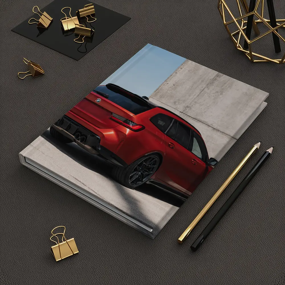 BMW M3 Touring Red Rear Concrete Wall – Notebooks