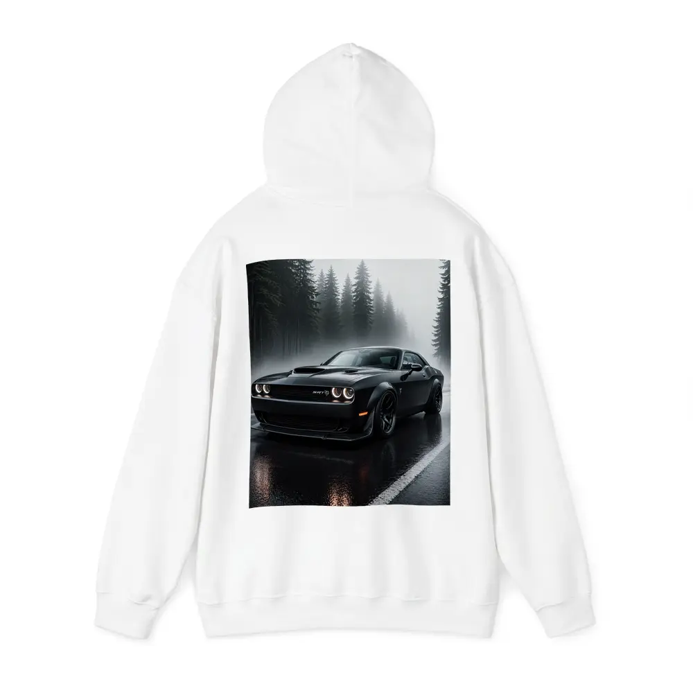 Dodge Challenger SRT Hellcat Rainy Forest – Hoodies
