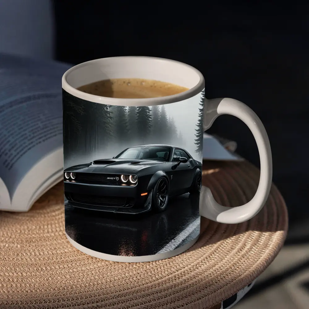 Dodge Challenger SRT Hellcat Rainy Forest – Mugs