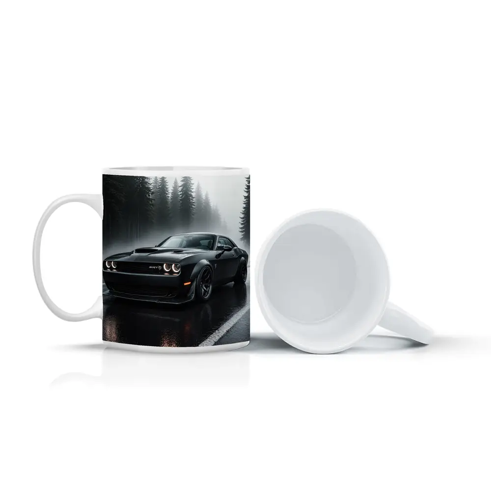 Dodge Challenger SRT Hellcat Rainy Forest – Mugs