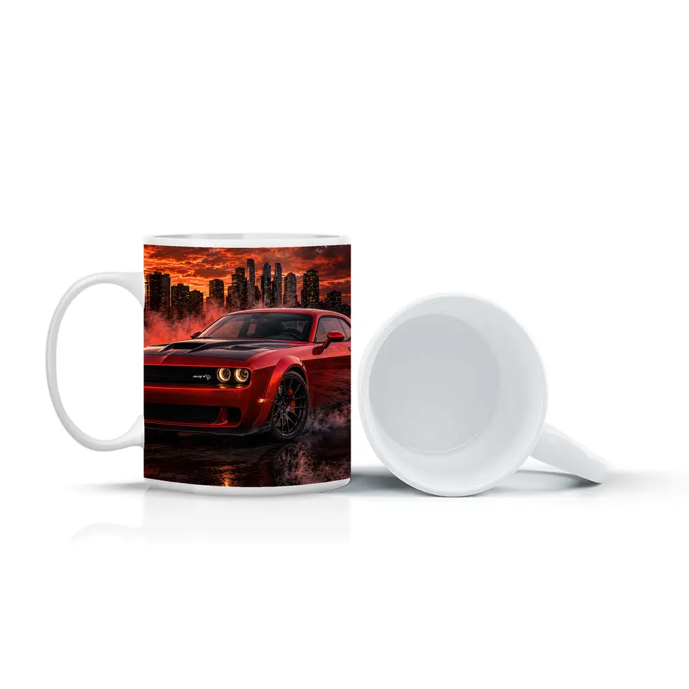 Dodge Challenger SRT Hellcat Red City Smoke – Mugs