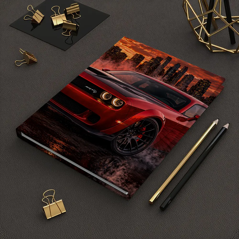 Dodge Challenger SRT Hellcat Red City Smoke – Notebooks