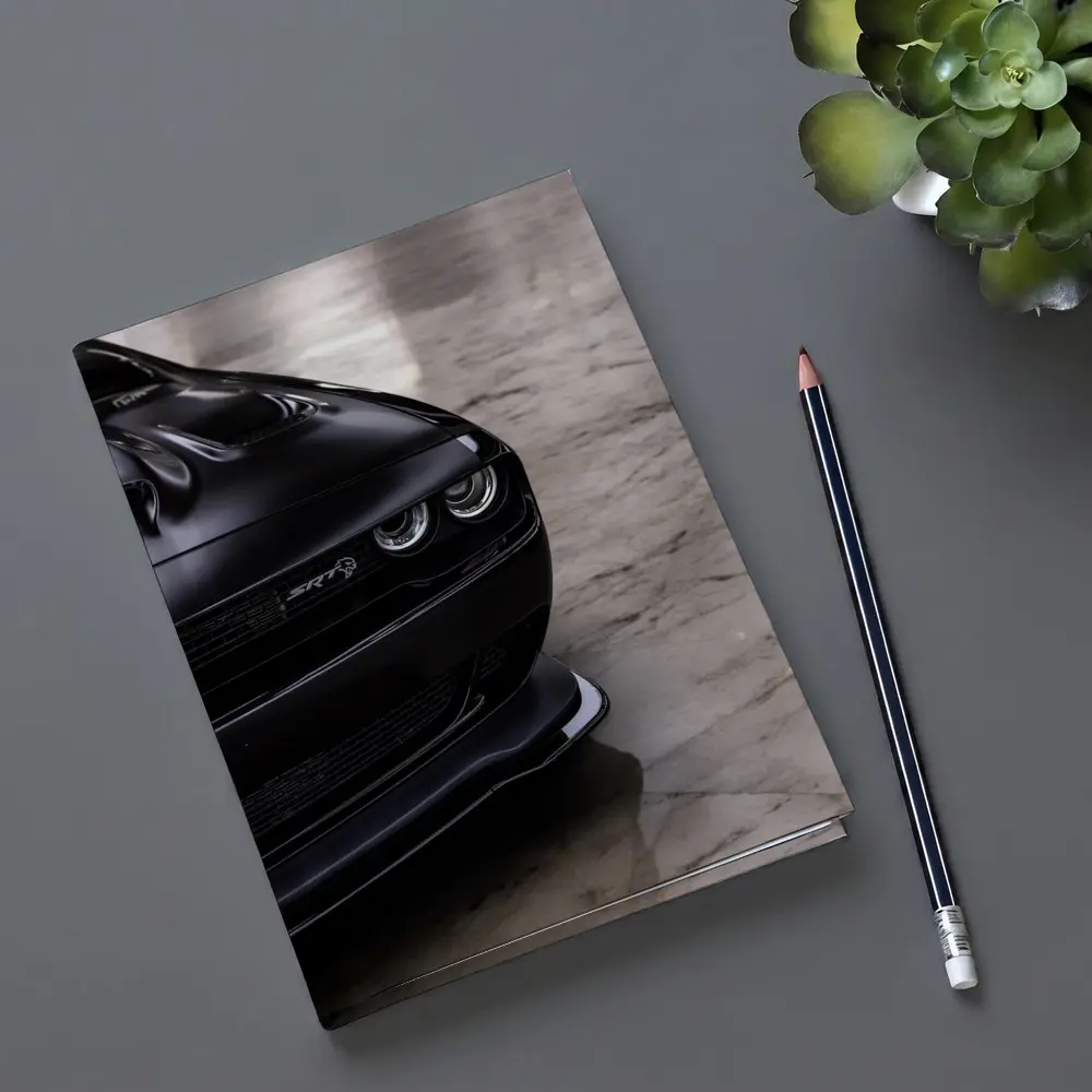 Dodge Challenger SRT Black Marble Floor – Notebooks