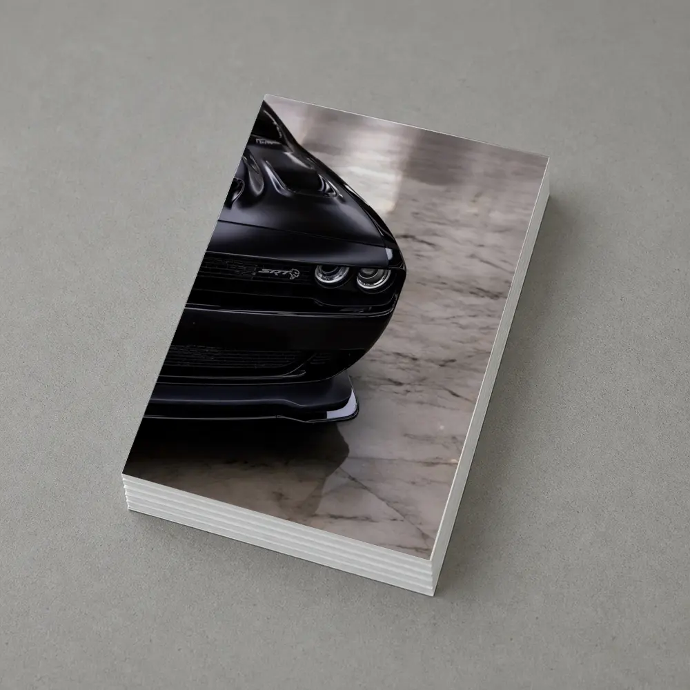 Dodge Challenger SRT Black Marble Floor – Postcards