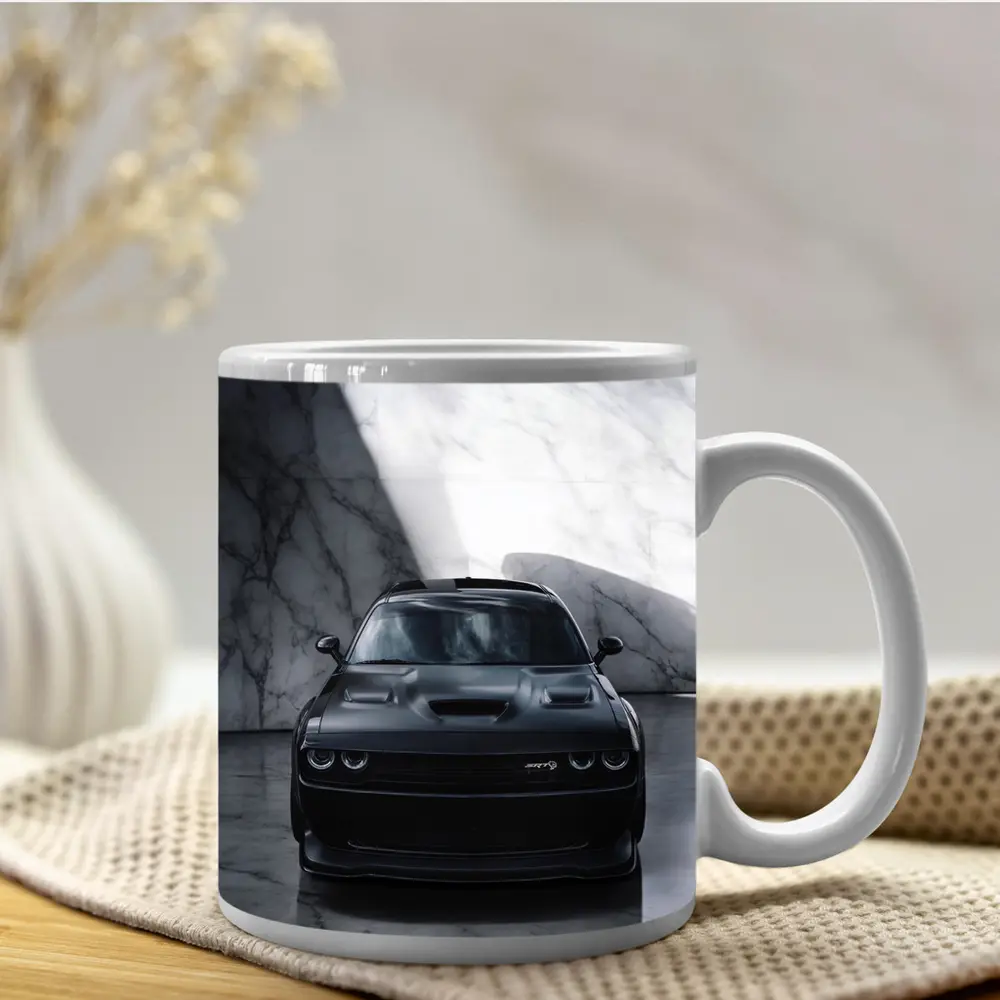 Dodge Challenger SRT Hellcat Black Marble Interior – Mugs